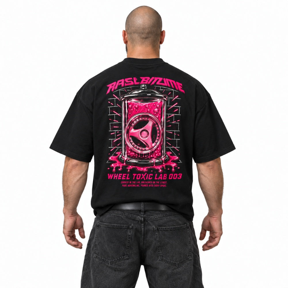 Wheel Toxic Lab 003 Rasl’Bitume Unisex Oversized T-Shirt
