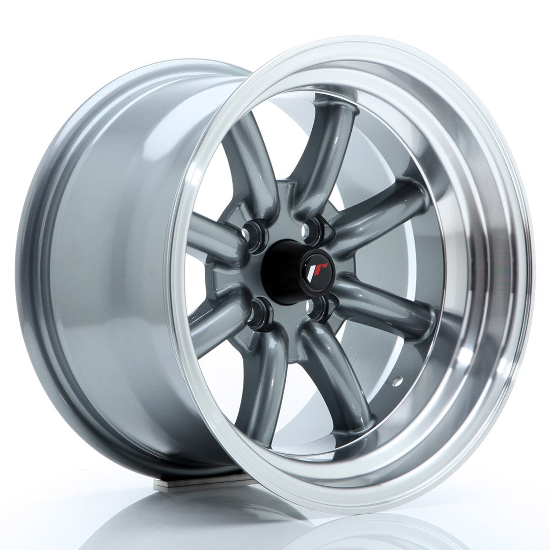 Japan Racing JR-19 15x9" 4x100 ET-13, Gunmetal