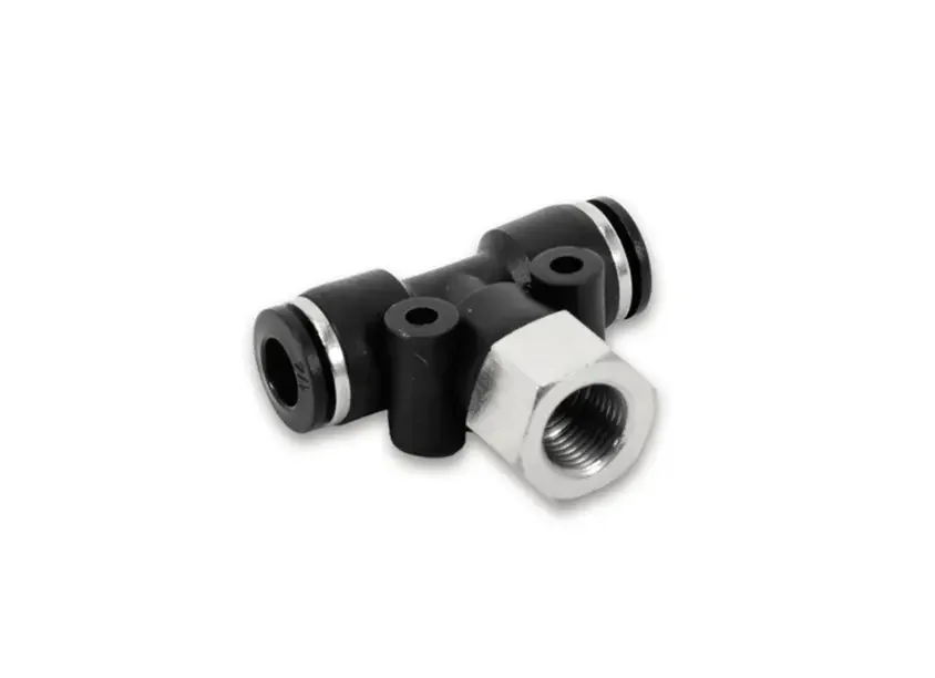 T-Fitting - 1/4" Push-in | 1/8" G female thread |1/4" Push-in Rasl'Bitume