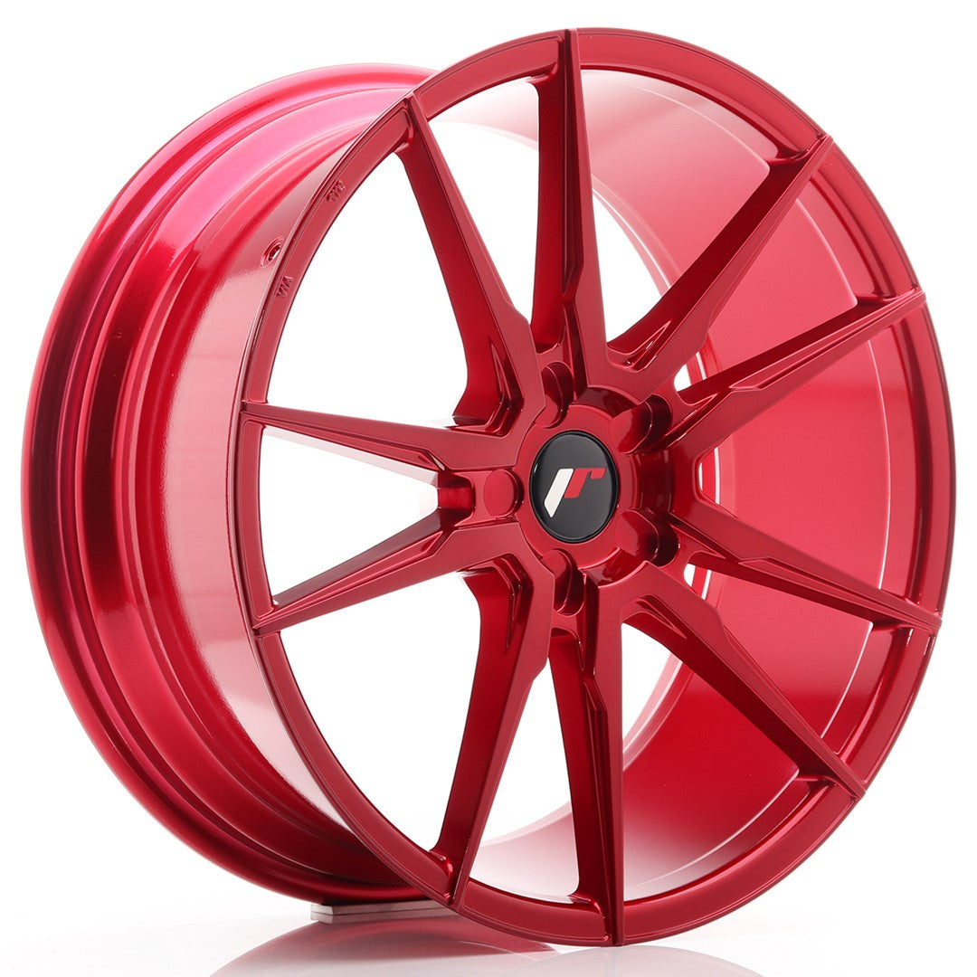 Japan Racing JR-21 20x8.5" (5 trous - sur mesure) ET20-40, Rouge