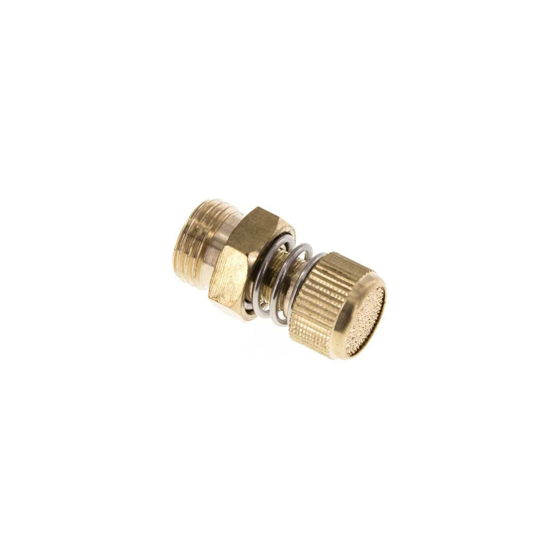 Ljuddämpare med flödesjustering - 1/4" G Han