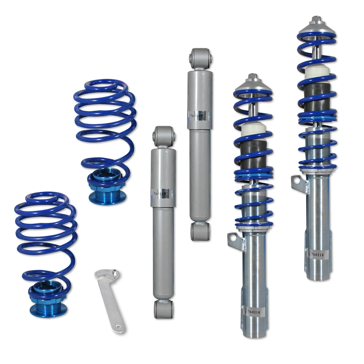 BlueLine Coilover Kit – Opel Astra (1998-2005) + TÜV