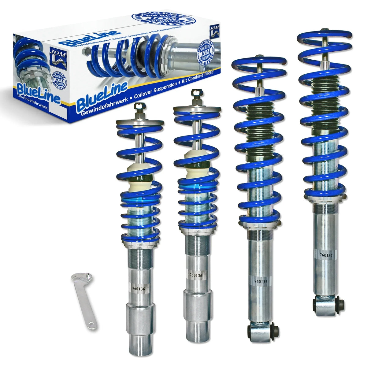 Kit Ammortizzatori Regolabili BlueLine – Bmw Serie 5 E60 (2003-2010) + TÜV