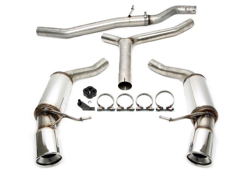 Duplex Ligne d'échappement inox 1 × 100 mm pour Audi A4/A5 B8 2.7TDI 2WD + A4/A5 B8 3.0TDI Quattro — TA Technix