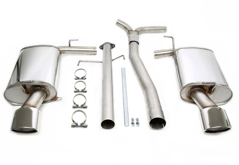 Duplex Ligne d'échappement inox 1x90 × 120 mm gauche + droite pour Mazda 6 MPS Turbo Typ GG — TA Technix