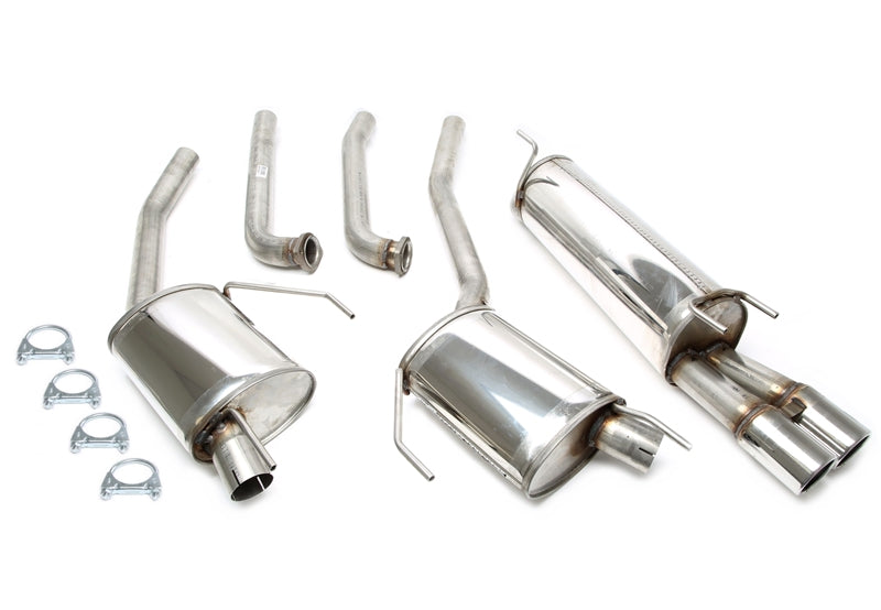 Ligne d'échappement inox 2 × 80 mm pour Opel Omega B Caravan — TA Technix