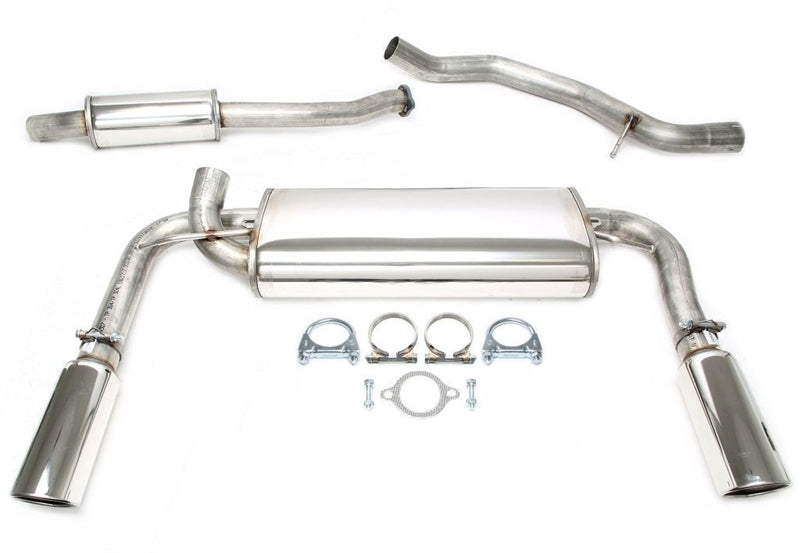 Duplex Ligne d'échappement inox 1 × 100 mm gauche + droite pour Volvo S40 II/V50 AWD T5 Typ M — TA Technix