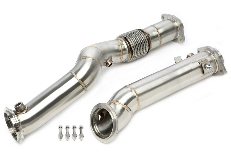 Downpipe sans catalyseur avec flexible pour BMW 2er Série M2 Typ G87, 3er Série M3 Typ G80, 4er Série M4 Typ G82 - code moteur S58 — TA Technix