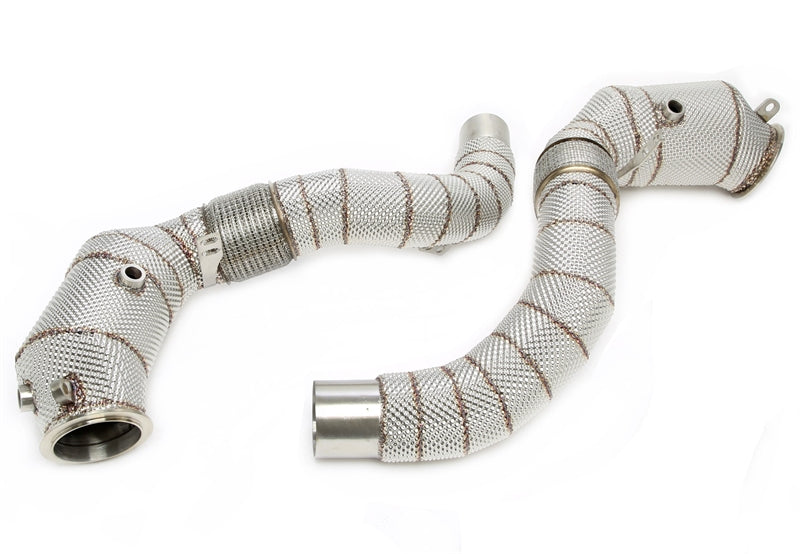 Downpipe avec Écran thermique et catalyseur pour BMW 5er Typ G30,G30N, 7er Série Typ G11N/G12N, 8er Série Typ G14/G15/G16, X5 Typ G05, X6 Typ G06, X7 Typ G07 - code moteur N63 — TA Technix