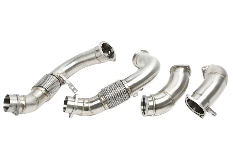 Downpipe sans catalyseur avec flexible pour BMW X5M (G05), X6M (G06) - modèles avec code moteur S68 — TA Technix
