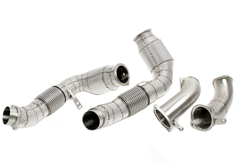 Downpipe avec catalyseur et Écran thermique pour BMW X5M (G05), X6M (G06) - modèles avec code moteur S68 — TA Technix