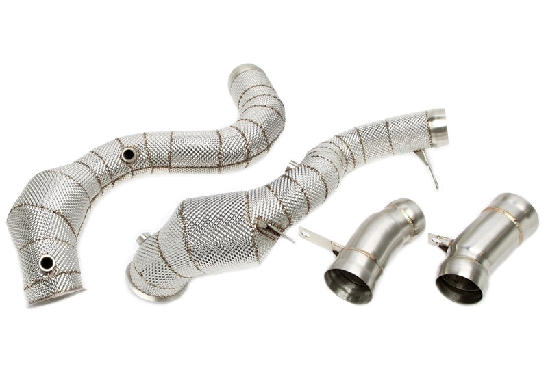Downpipe avec Écran thermique et catalyseur pour Mercedes Benz S-Klasse AMG S63 W222 - code moteur M177 — TA Technix