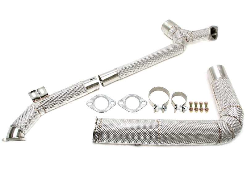 Downpipe avec protection thermique sans catalyseur 3-teilig pour Porsche 718 Boxster/718 Cayman 2.0/2.5l type 982 — TA Technix