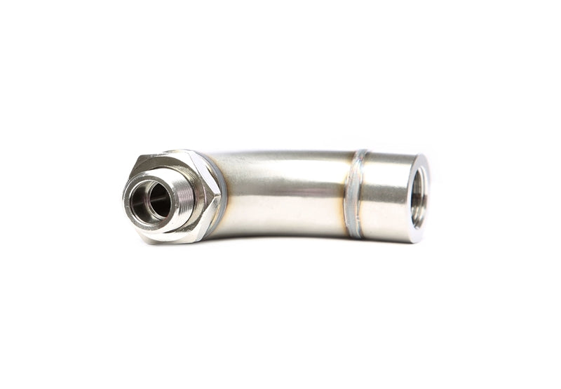 45° Bogen Adaptateur de sonde lambda/rallonge - dimensions M18 x 1,5 × 47 mm - universel pour Downpipe/Sportcatalyseur/Nachkat — TA Technix