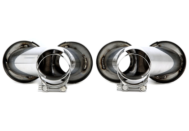 Enjoliveur d'embout à visser "double design" en chromé/brillant pour BMW 3er Série (G20, G21) — TA Technix