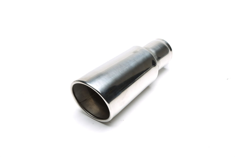 Embout d'échappement inox universel 100 mm rond / à bord roulé / biseauté — TA Technix