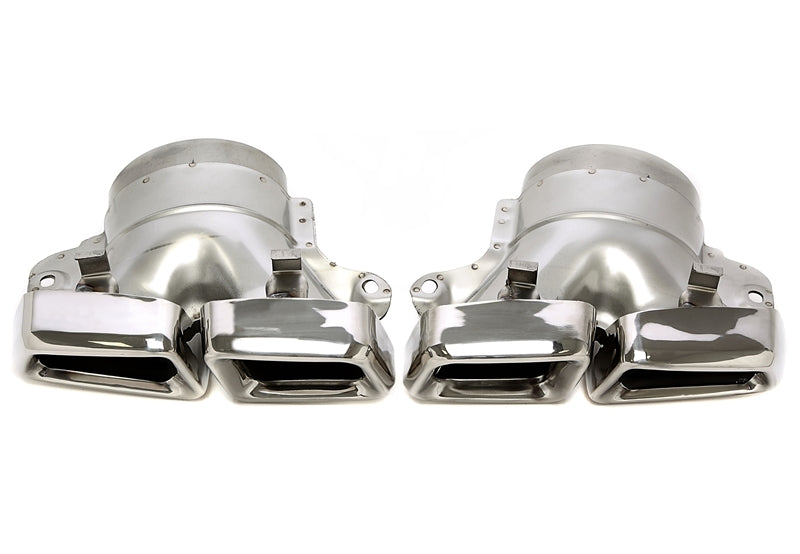 Enjoliveur d'embout à visser "double design" en chromé/brillant pour Mercedes Benz ML-Klasse (W166) — TA Technix