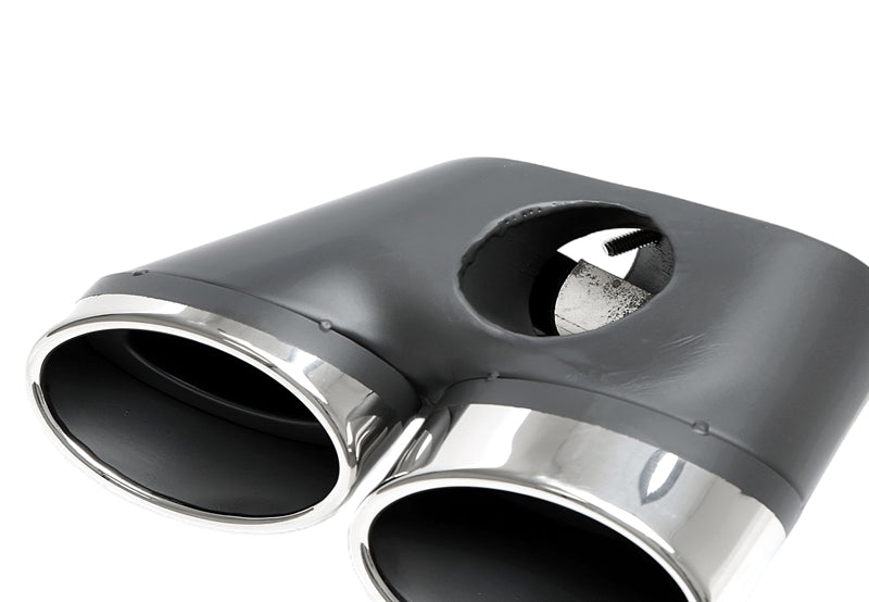 Enjoliveur d'embout à visser "double design" en chromé/brillant pour Mercedes Benz E-Klasse (W211) — TA Technix