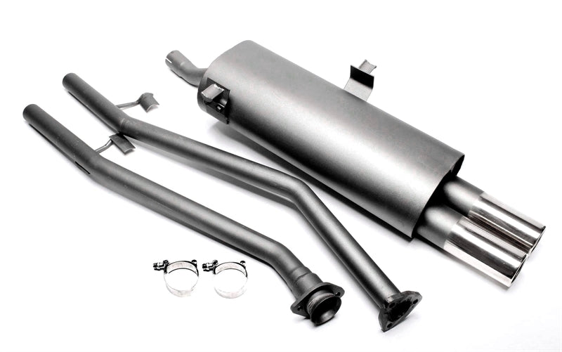 Silencieux sport 2 × 76 mm pour BMW 3er Série E30 berline, -Cabriolet, -Touring — TA Technix