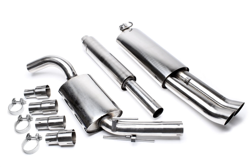 Ligne d'échappement inox 2 × 76 mm DTM pour VW Golf II — TA Technix