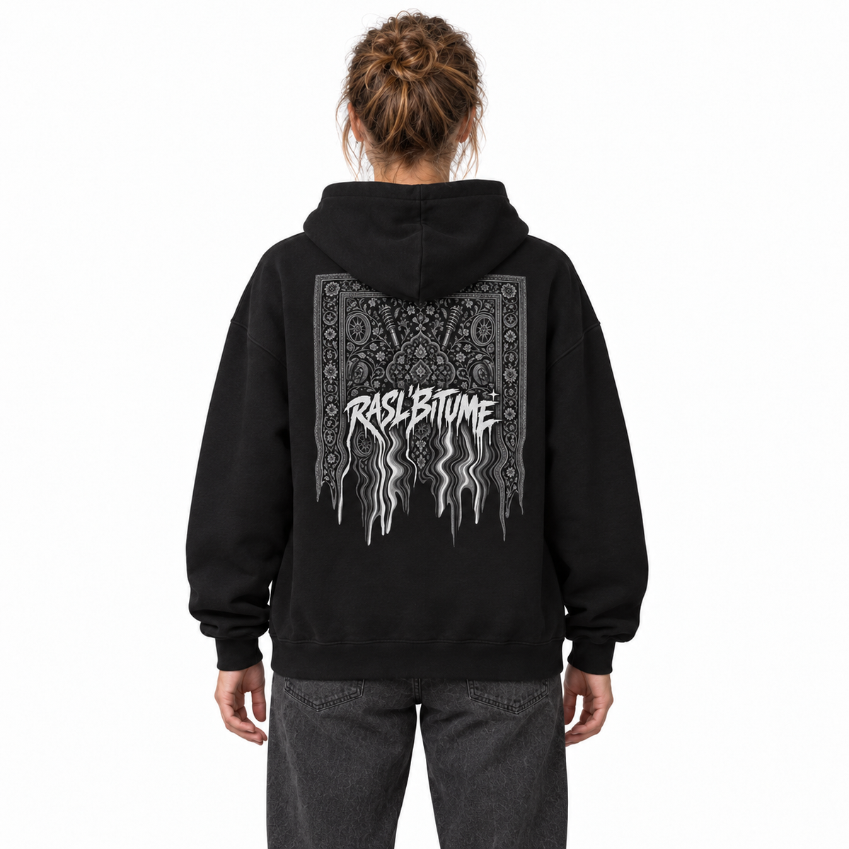 Huvtröja Persian Drip Rasl'Bitume - unisex – vy 2
