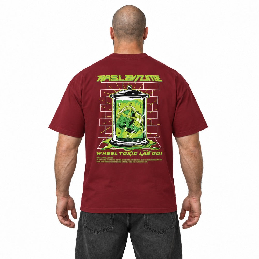 Koszulka Wheel Toxic Lab 001 Rasl’Bitume unisex