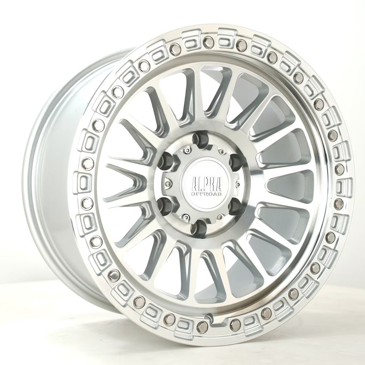Rota Combat 17x9" 6x139.7 ET15, Gris Argenté