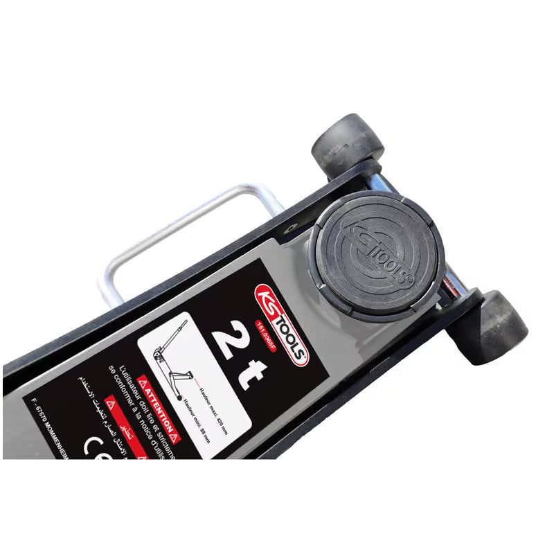 Gato hidráulico compacto de aluminio/acero de 2 T KS Tools – vista 3