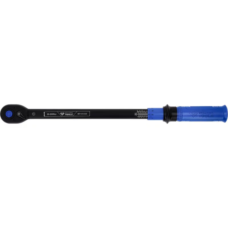 Reversibel spärrmomentnyckel 1/2", 20-200 Nm Brilliant Tools – vy 3