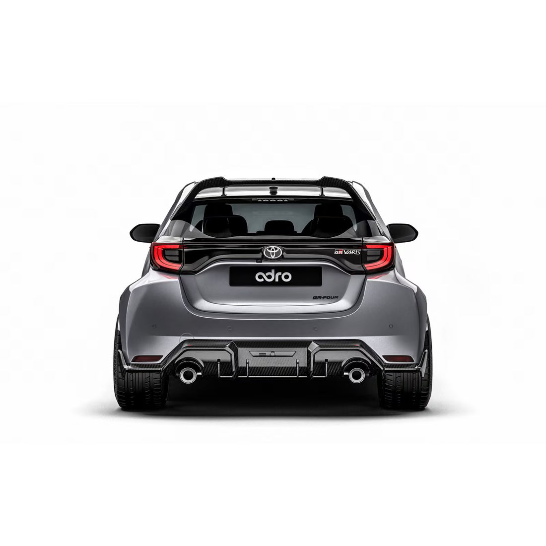 Adro-achterdiffusor voor Toyota Yaris GR (20-23) – weergave 2