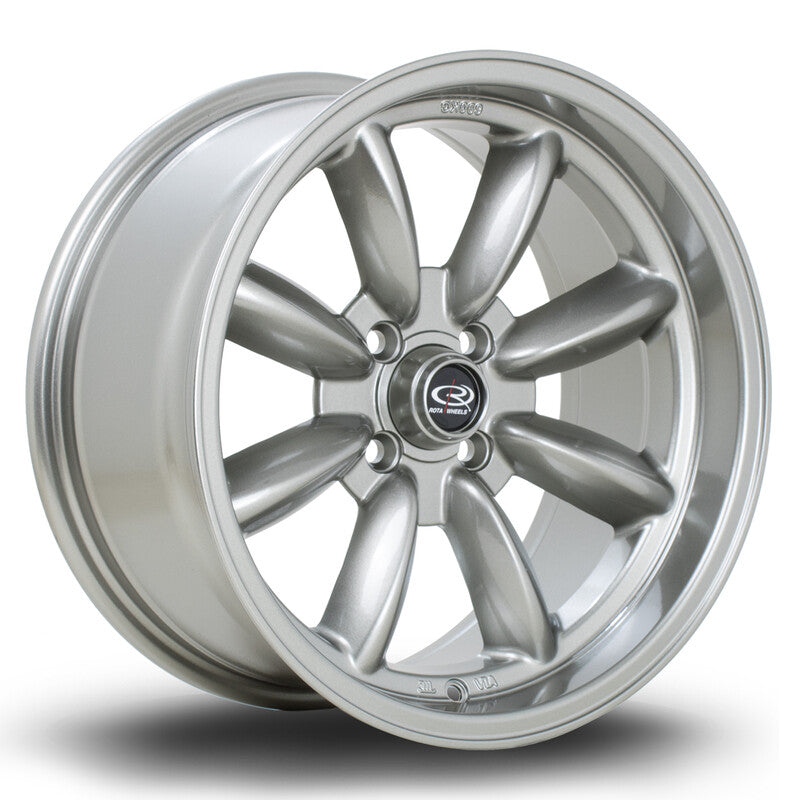 Rota RB-R 16x8" 4x100 ET10, Gris Argenté
