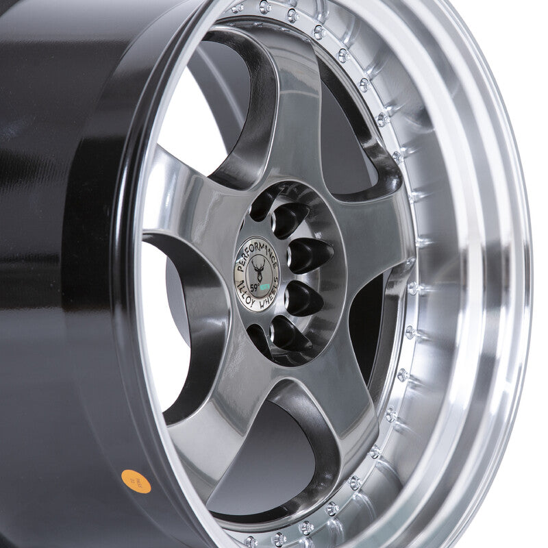 59°North D-002 19x10.5" 5x108/112 ET22, Hyper Black