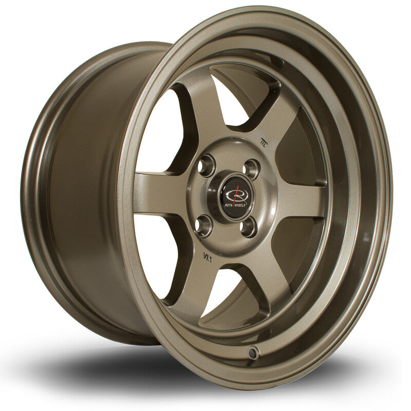 Rota Grid V 15x8" 4x114.3 ET0, Bronze