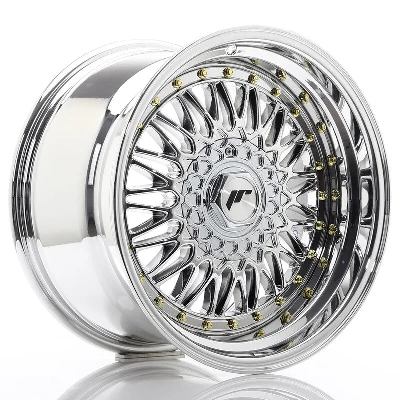 Japan Racing JR-9 17x10" 5x112/120 ET20, Chrome / Titane - Rasl'Bitume