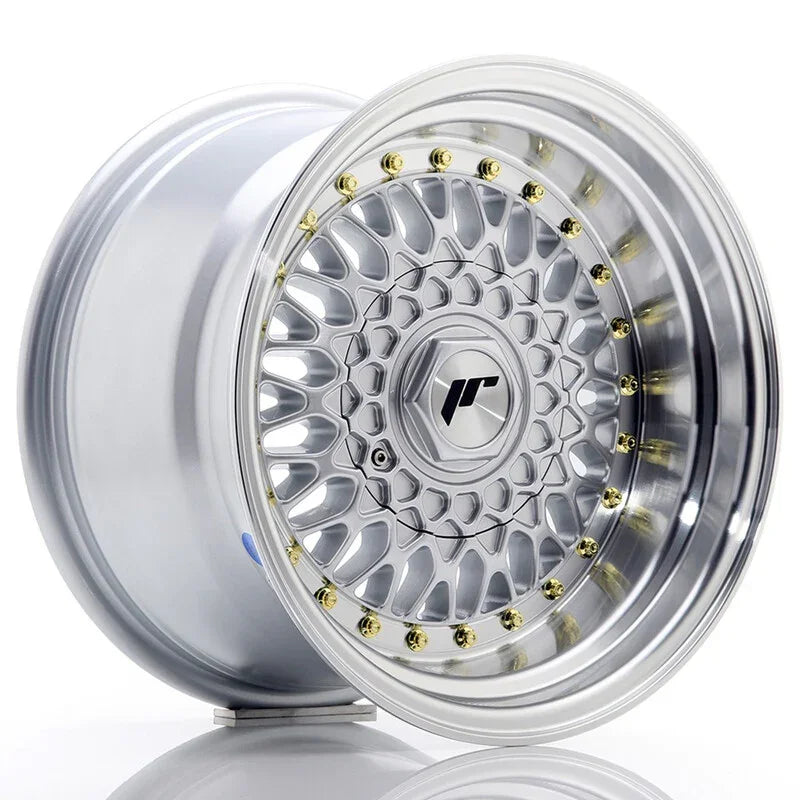 Japan Racing JR-9 15x9" 4x100/108 ET10, Gris Argenté - Rasl'Bitume