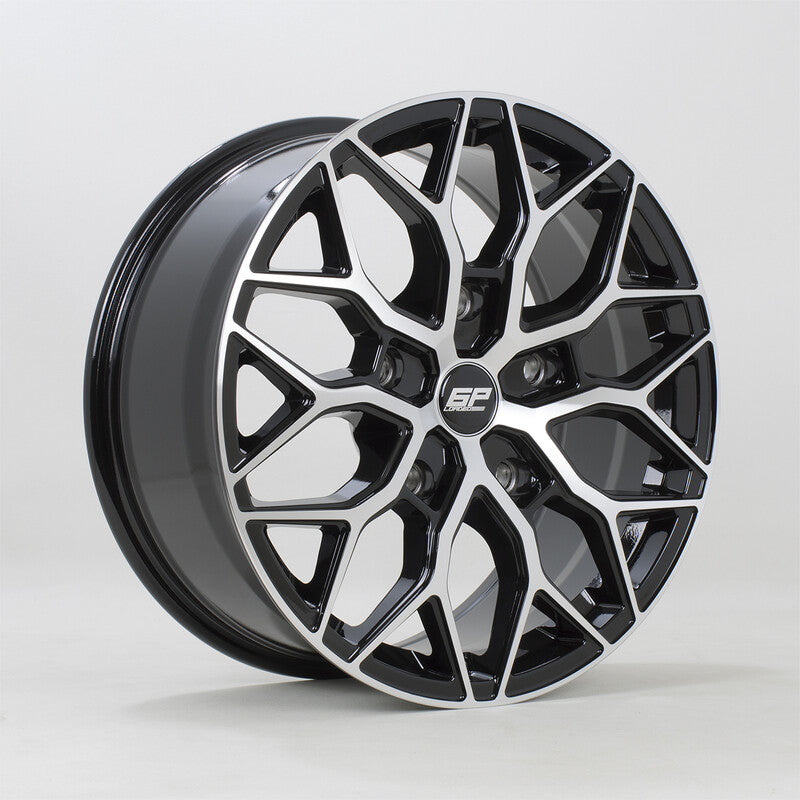 6Performance Loaded05 18x8" 5x160 ET50, Noir Brillant, Branches Polies