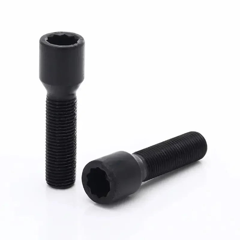 Vis de Roue Longues Noires à Empreinte Interne M14x1.5 (Pack de 10) - Rasl'Bitume