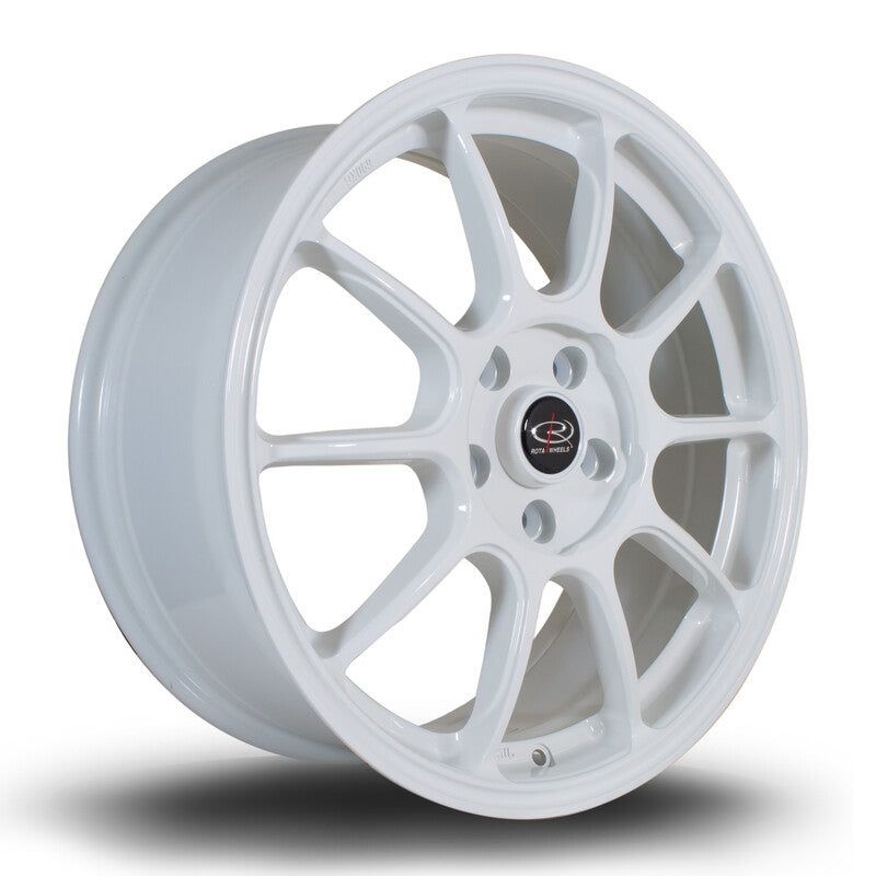 Rota SS10 17x7.5" 5x108 ET50, Blanc