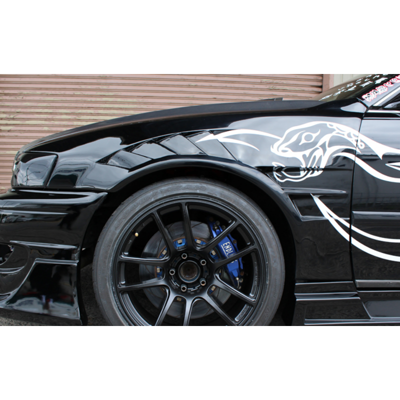 Ailes Avant Origin Labo +55mm "Shark" pour Toyota Chaser JZX100 – vue 6
