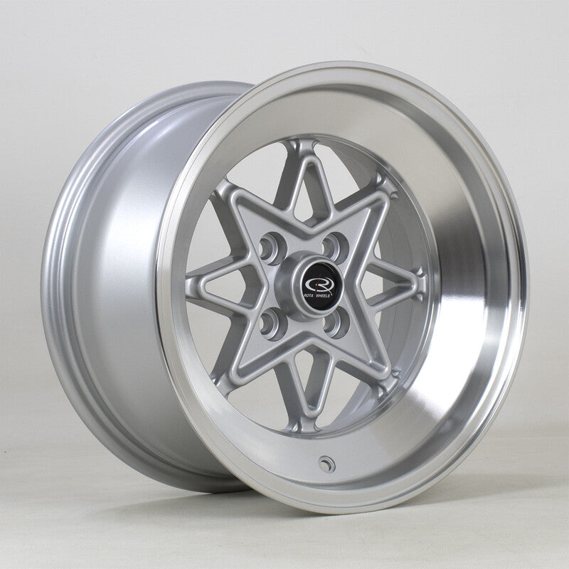 Rota Hachi 15x8" 4x100 ET0, Gris Argenté