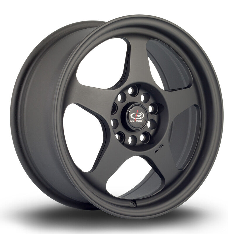 Rota Slipstream 16x7" 4x100 ET40, Noir Mat / Satiné