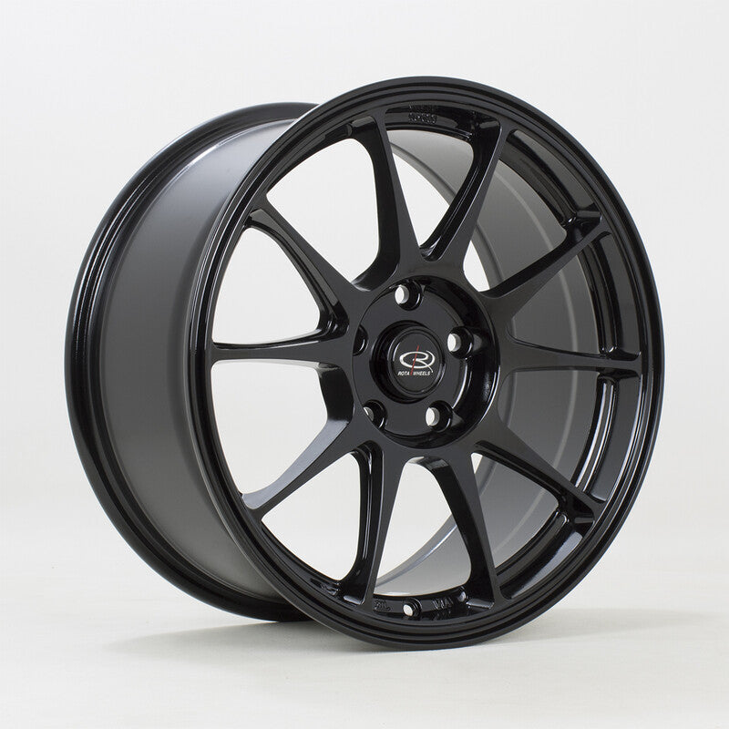 Rota Titan 17x8" 5x114.3 ET42, Noir Brillant