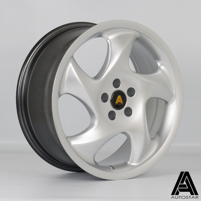 Autostar Twist 17x7.5" 4x100 ET35, Gris Argenté