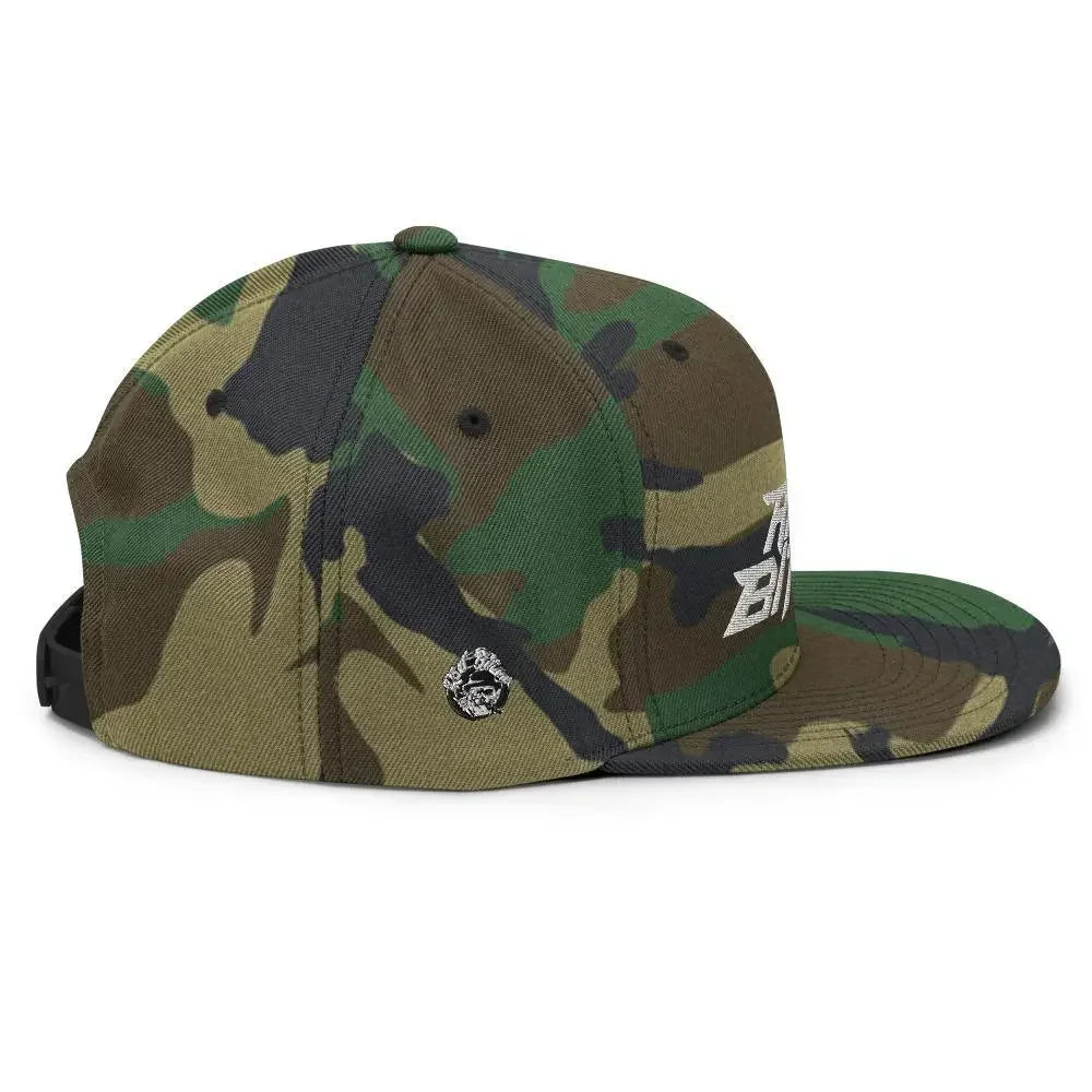 Casquette Snapback crew blanc Rasl'Bitume
