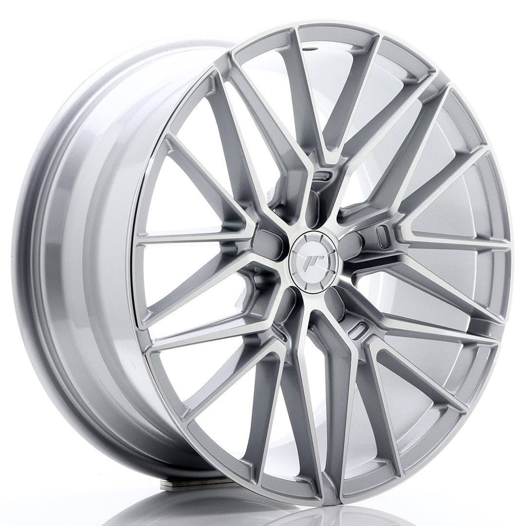 Japan Racing JR-38 19x8.5" (5 trous - sur mesure) ET20-45, Gris Argenté