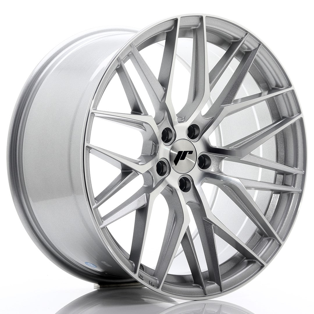 Japan Racing JR-28 Extreme Concave 20x10" 5x120 ET40, Gris Argenté, Face Polie