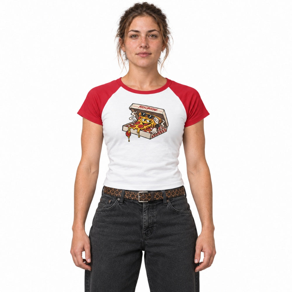 Baby tee femme Extra Cheese Rasl’Bitume