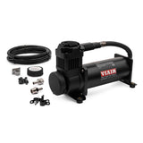Compresseur Air Ride VIAIR 444C Stealth Black – 100% Duty Cycle 200 PSI Tête Intercooler
