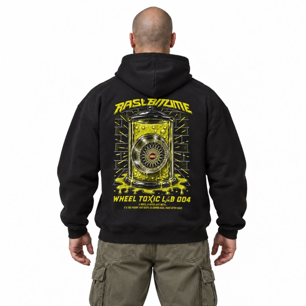 Wheel Toxic Lab 004 Unisex Hoodie Rasl’Bitume
