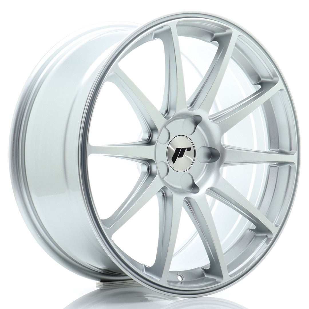 Japan Racing JR-11 19x8.5" (5 trous - sur mesure) ET20-42, Hyper Silver